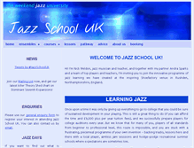 Tablet Screenshot of jazzschool.co.uk